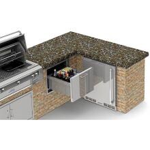 Alfresco 26-Inch Under Counter Ice Drawer & Beverage Center - AXE-ID image