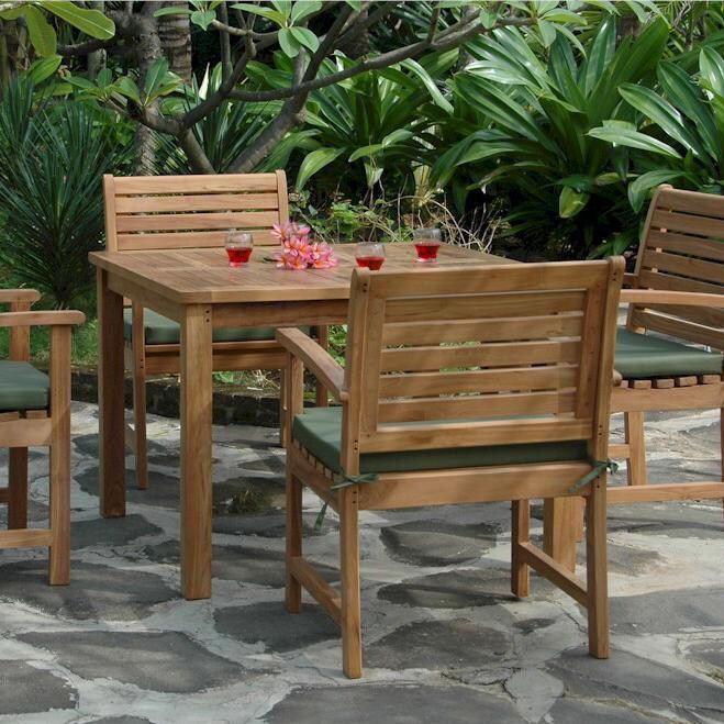 Anderson Teak Montage Victoria 4-Person Teak Patio Dining Set