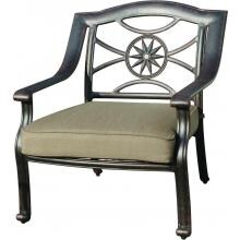 Darlee Ten Star Cast Aluminum Deep Seating Patio Club Chair image