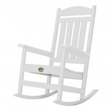 Pawleys Island Sunrise Poly Lumber Patio Rocking Chair - White