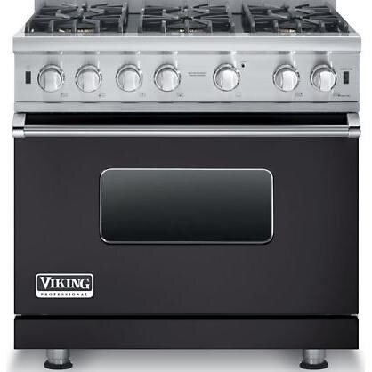 Viking Professional 5 Series 36-Inch 6 Burner Natural Gas Range - Graphite Gray - VGCC5366BGG