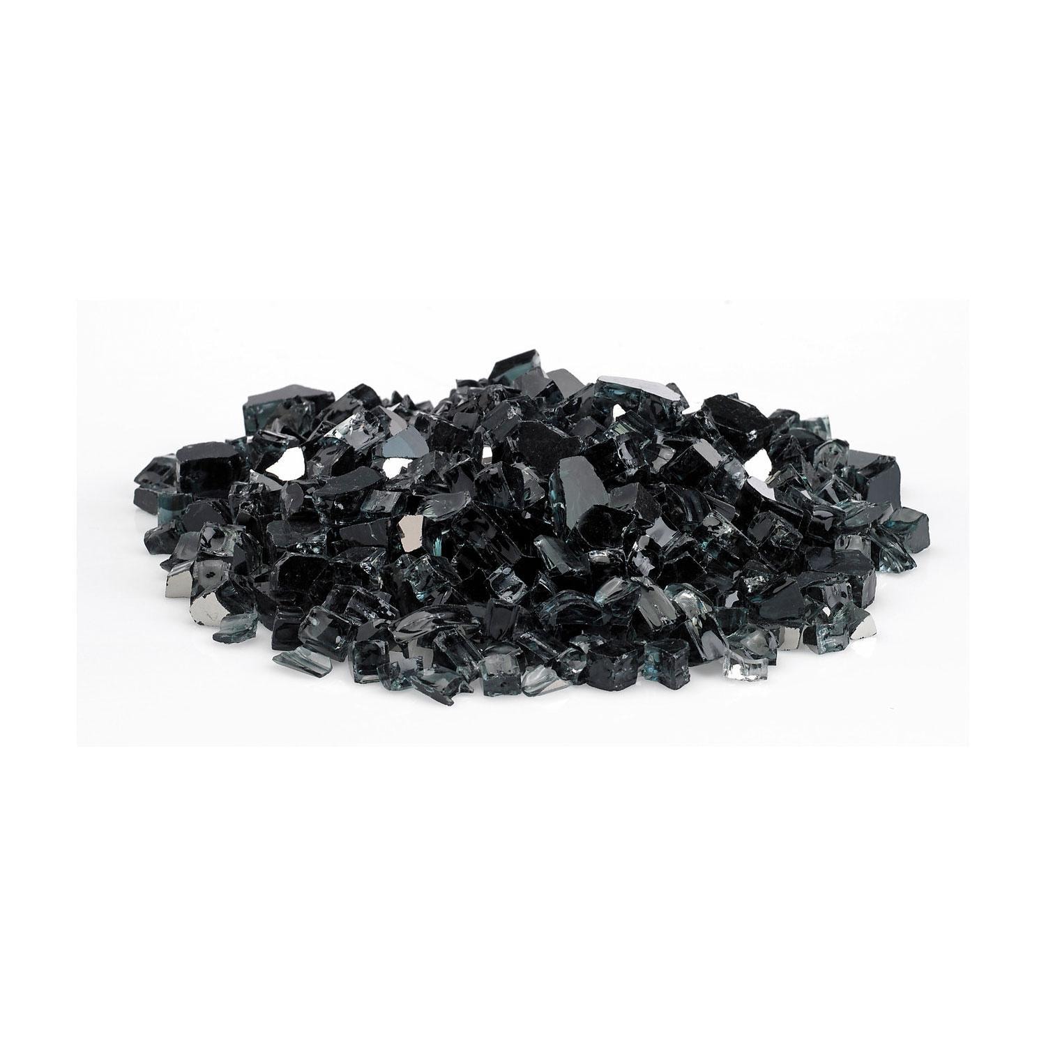 Warming Trends 1/2-in Black Reflective Fire Glass-10 Lbs