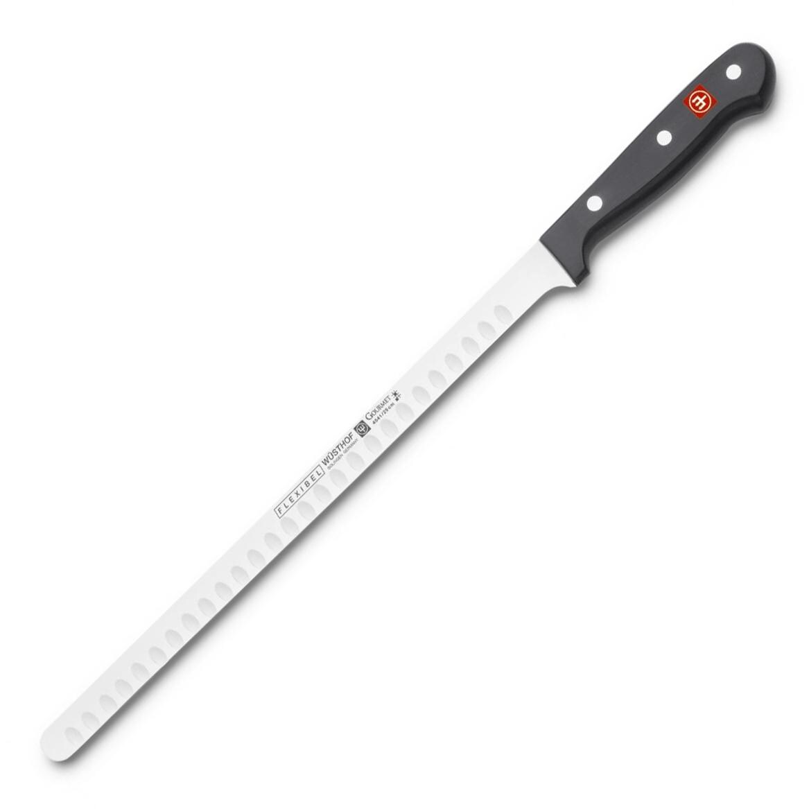 Wusthof Gourmet 11Inch Hollow Edge Salmon Slicing Knife BBQGuys