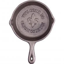 Cajun Classic 3-Inch Cajun Country Fleur-De-Lis Unseasoned Cast Iron Skillet - GL10439S image