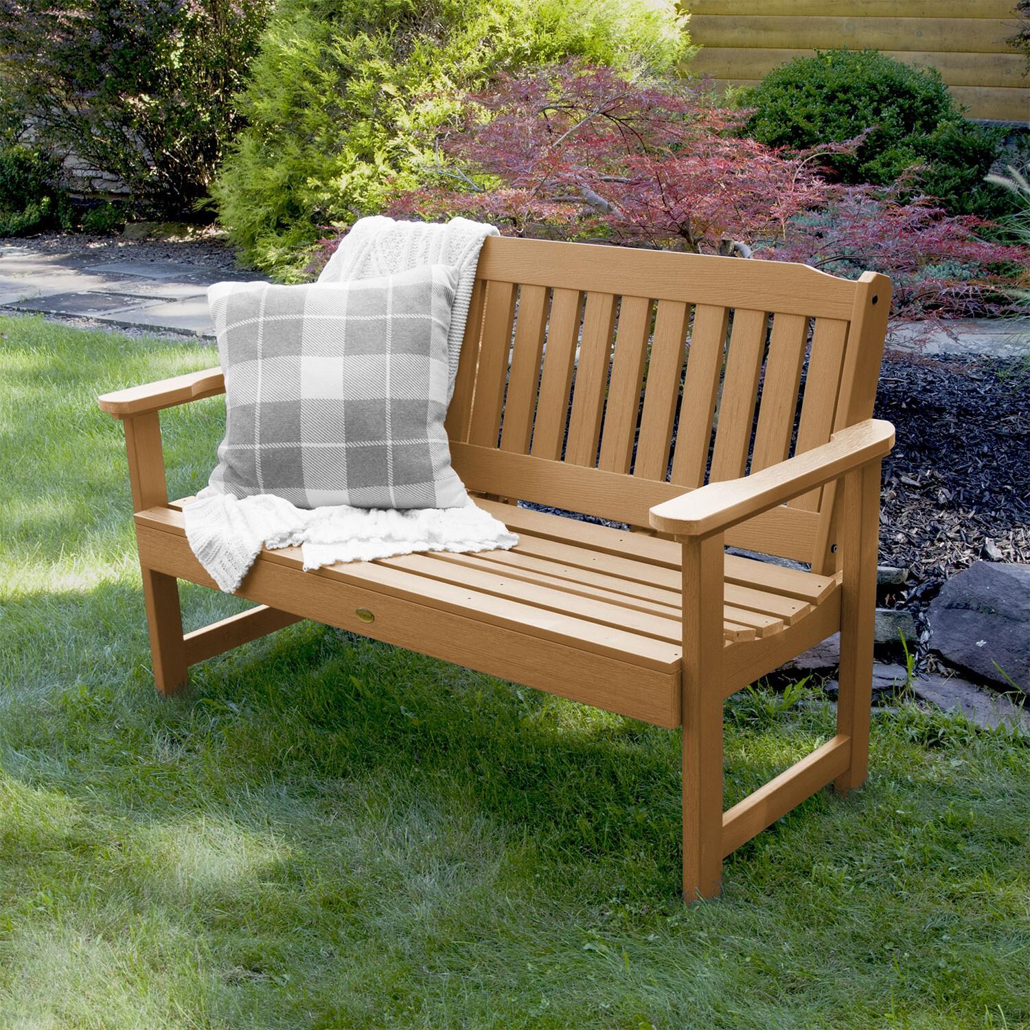Highwood USA Lehigh Garden Bench - 4ft - Toffee - AD-BENW2-TFE image