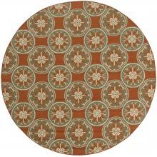 Oriental Weavers Montego 7.10 Ft. Round Indoor/Outdoor Rug - 8323D image
