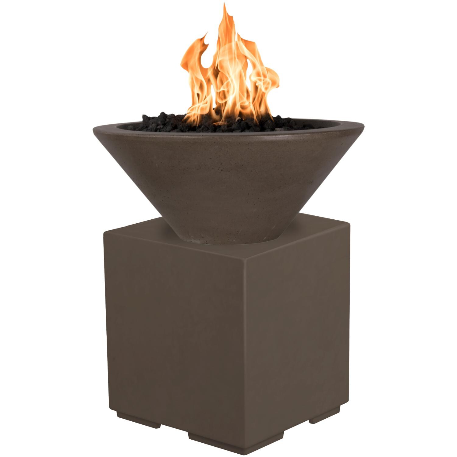 Chocolate GFRC Pillar with Bowl Outline thumbnail