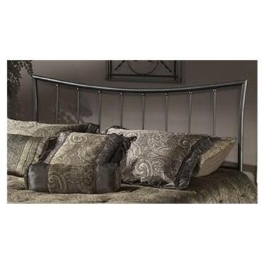 Hillsdale Edgewood Magnesium Pewter Metal Headboard With Frame Full/Queen 1333HFQR BBQGuys
