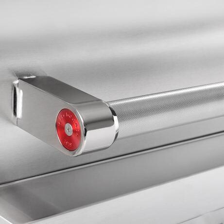 KitchenAid 36-Inch Built-In Natural Gas Grill - Lid Handle Detail thumbnail