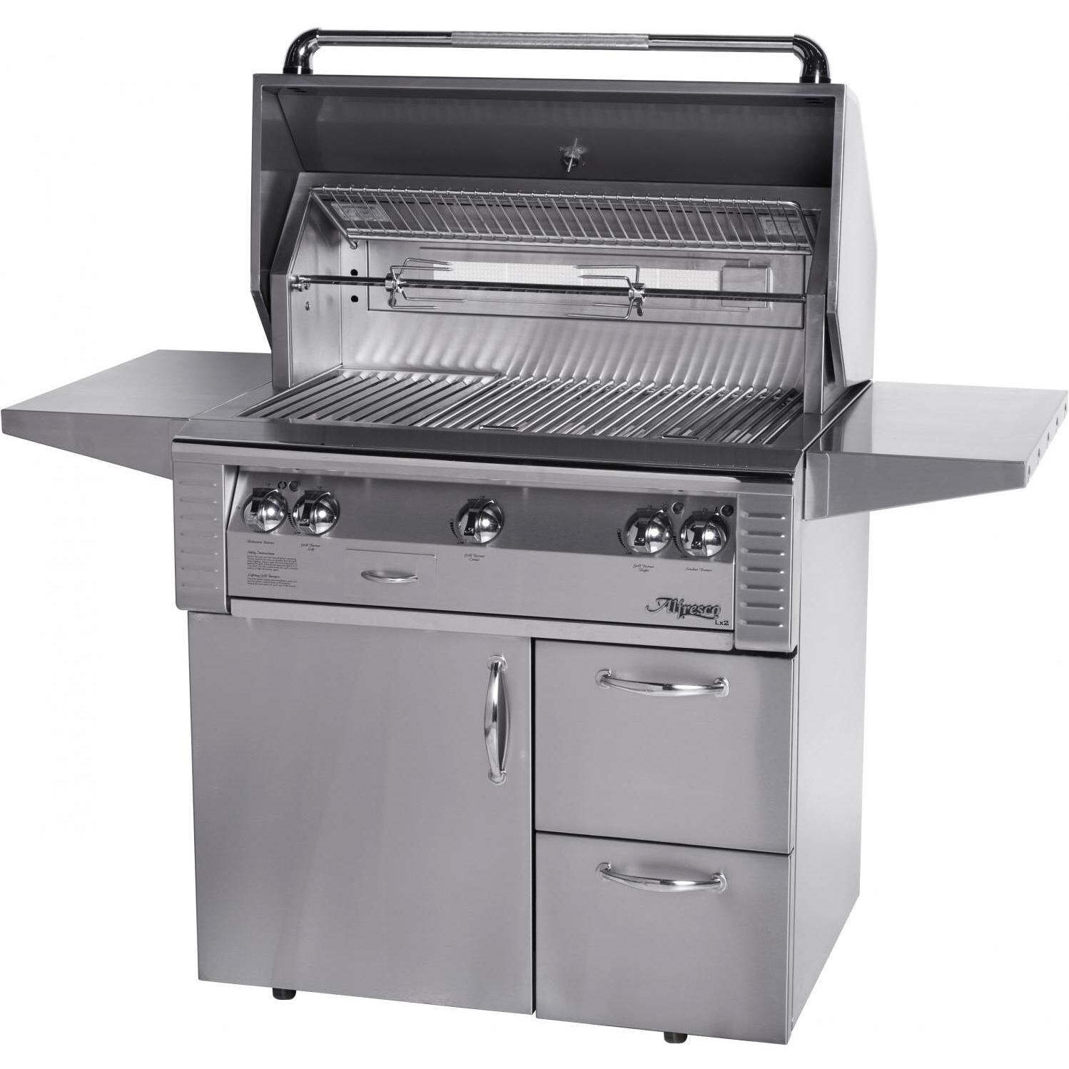 ALX2 36-Inch Natural Gas Grill On Deluxe Cart thumbnail
