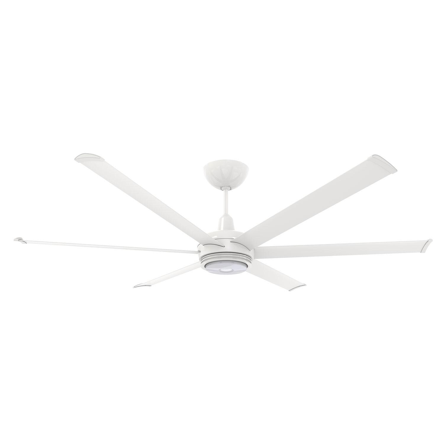 Big Ass Fans MK-ES62-062306A787I07S34 72-Inch es6 Ceiling Fan Kit Universal Mount W/ 7-Inch Downrod White - W/ Light (Sold Seperately) thumbnail
