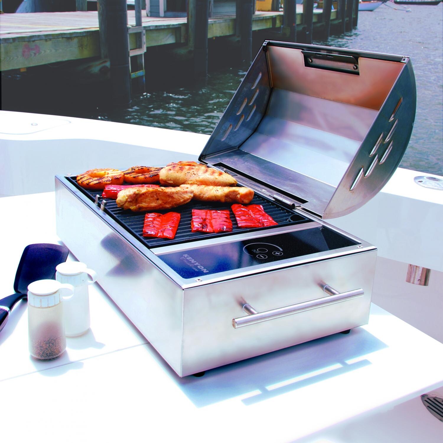 Kenyon All Seasons Floridian Portable Electric Grill - Lifestyle View thumbnail