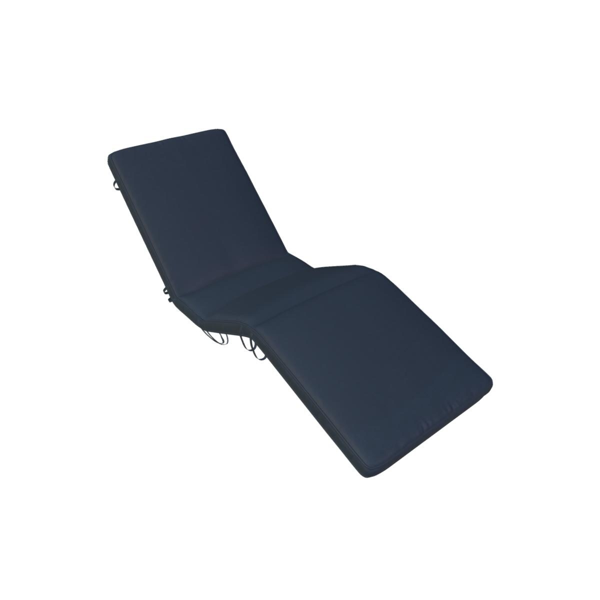 Sunbrella Canvas Navy Sun Bed Cushion by Royal Teak Collection thumbnail