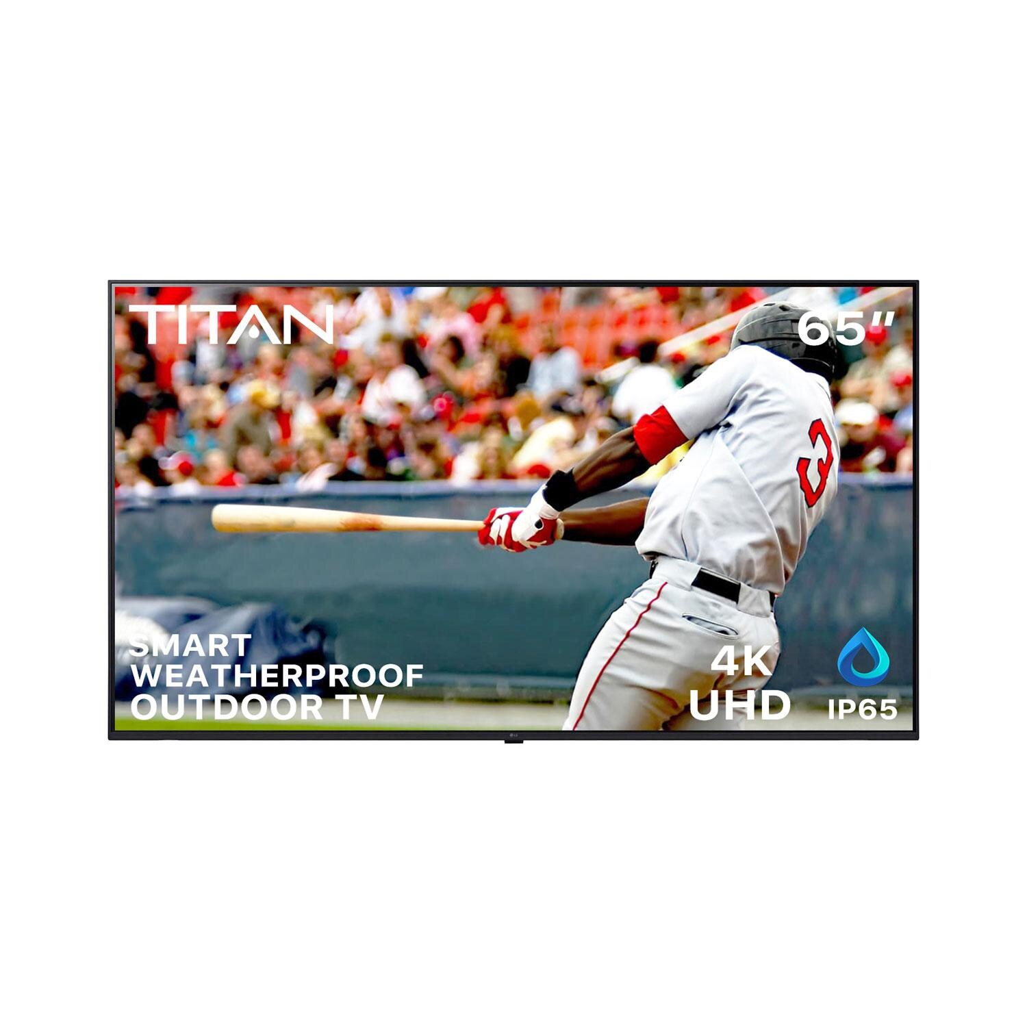 Titan UR9000 Series 65 Inch Full Sun 4K LED Smart Outdoor TV - GL-UR90-065