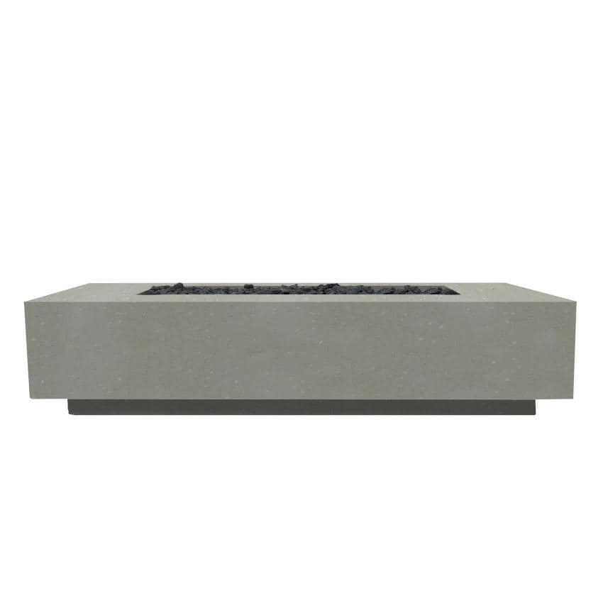 Prism Hardscapes SCPH-457-3LP Tavola 72 Narrow 72-Inch Propane Gas Rectangular Fire Pit Table - White Background thumbnail