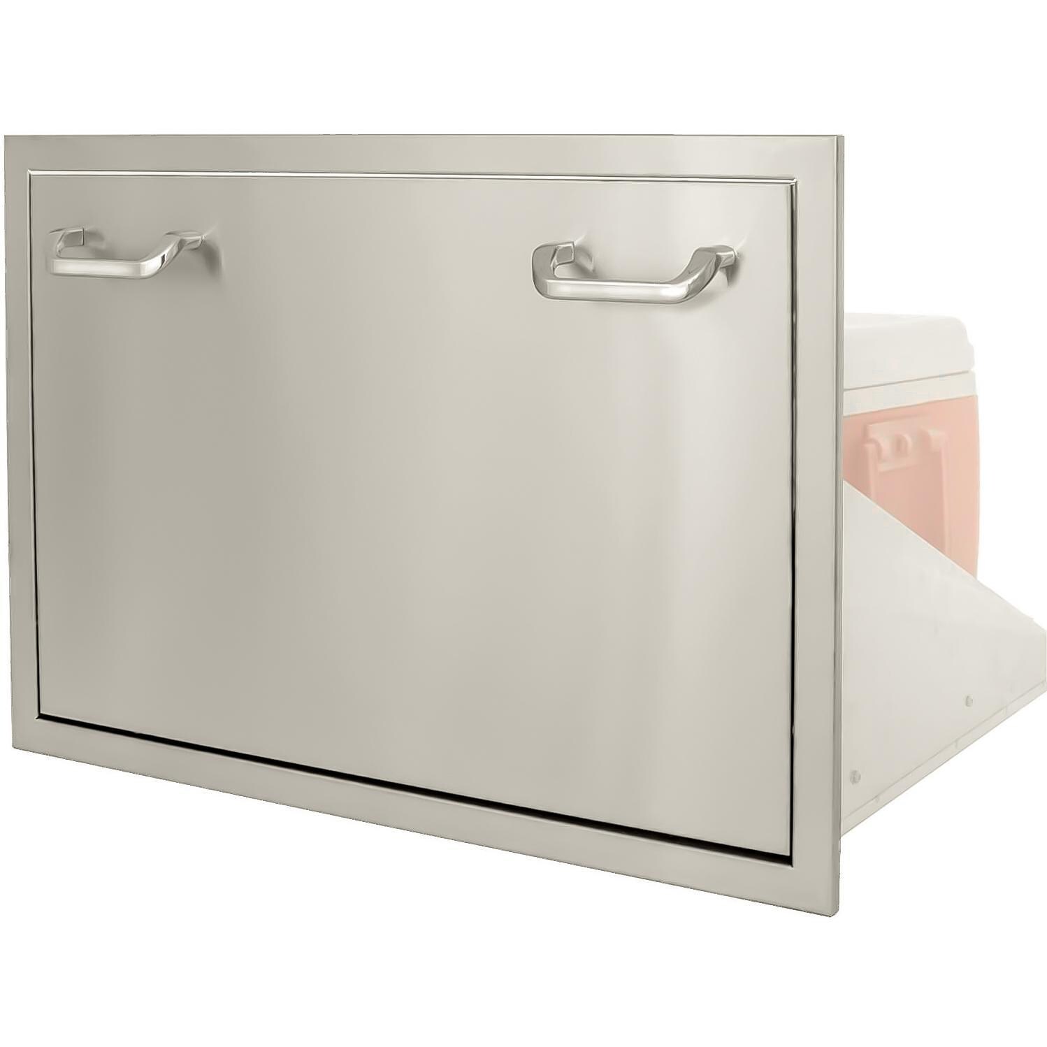 BBQGuys.com Kingston Series Roll-Out Ice Chest Storage Drawer - Side View thumbnail