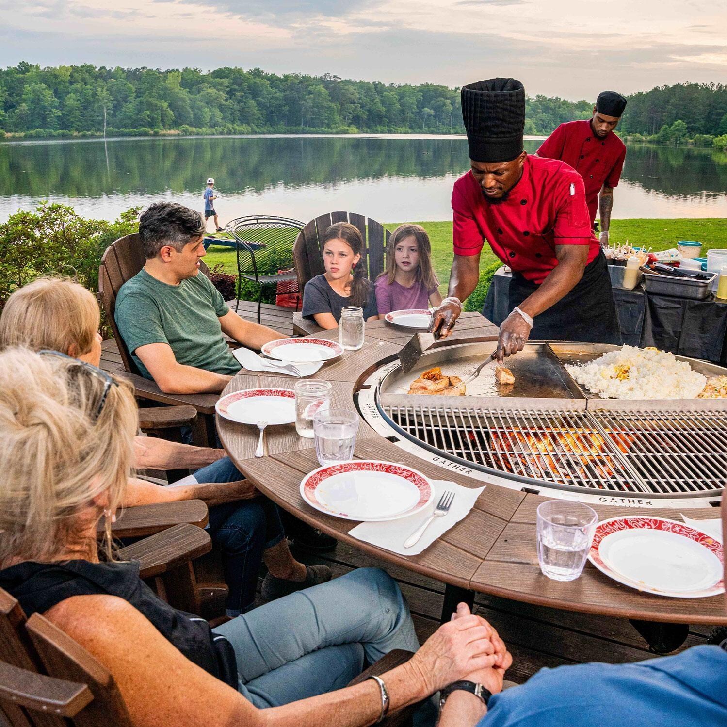 Gather Grills R4000-Standard-Black Reunion 46-Inch Wood Fired Grill W/ Standard Package thumbnail