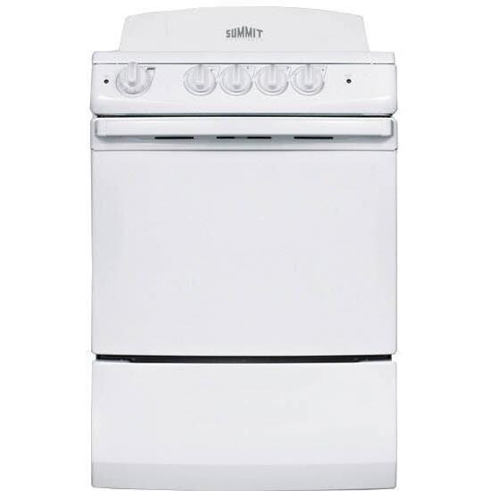 Summit 24-Inch 4-Burner Electric Range - White - RE241W thumbnail