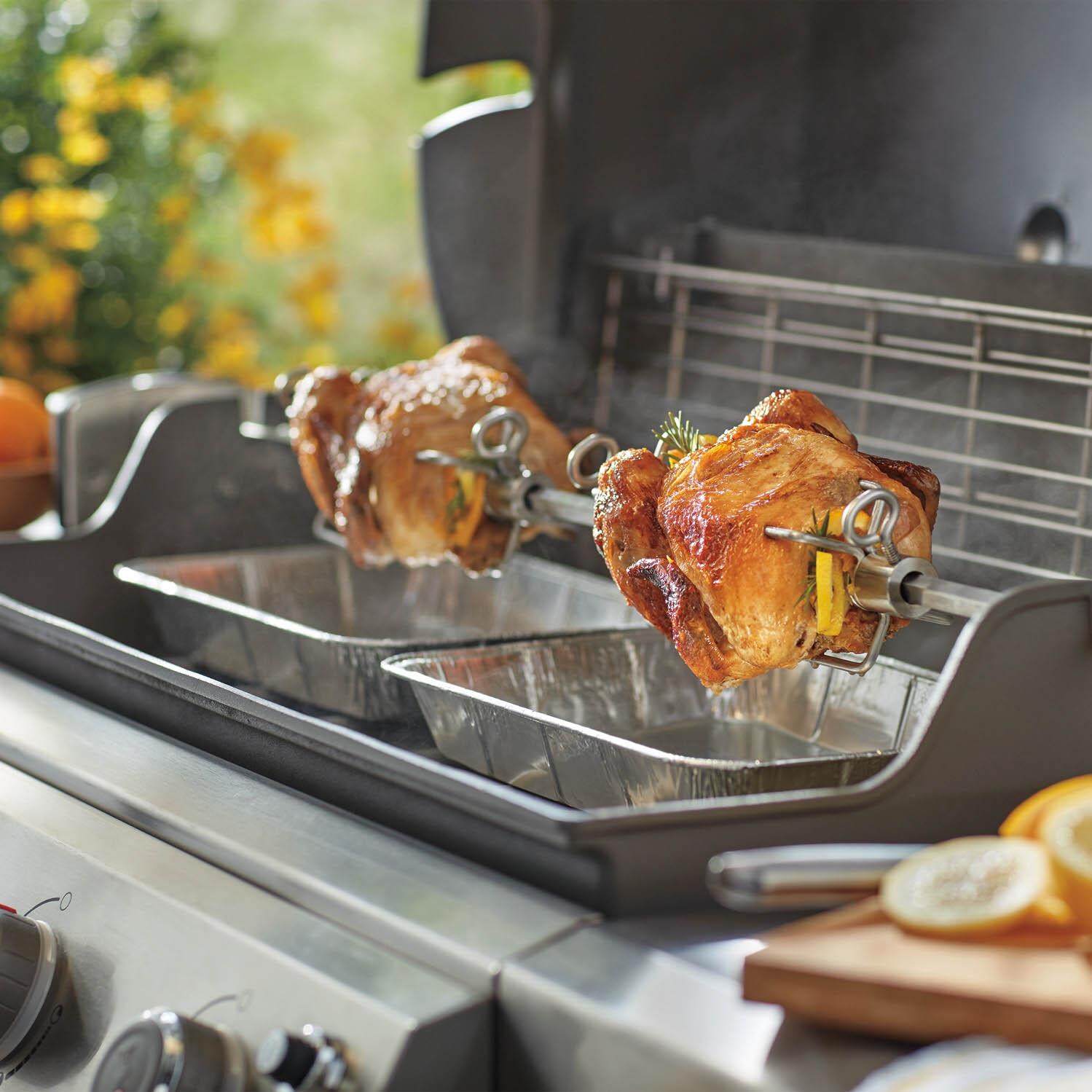 Weber 7653 Rotisserie Kit For Genesis II 4B & 6B Gas Grills BBQ Guys