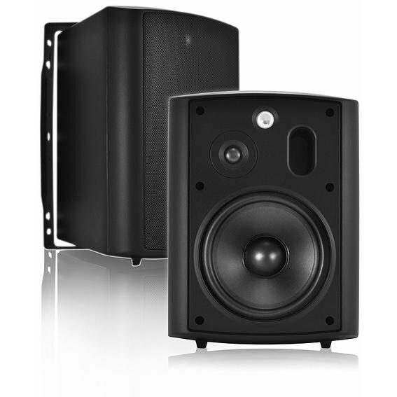 OSD Audio 6 1/2 Inch Outdoor Patio Speakers Black BBQGuys