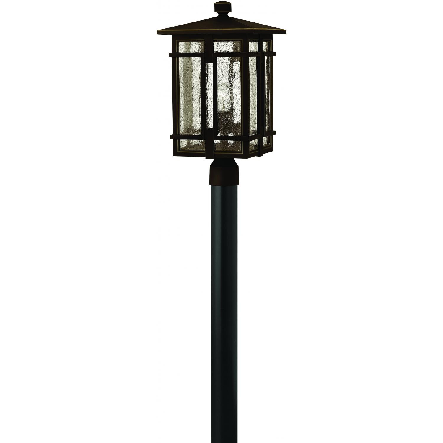 Hinkley Lighting Tucker One Light 21-Inch Outdoor Post Light - Oil Rubbed Bronze - 1961OZ