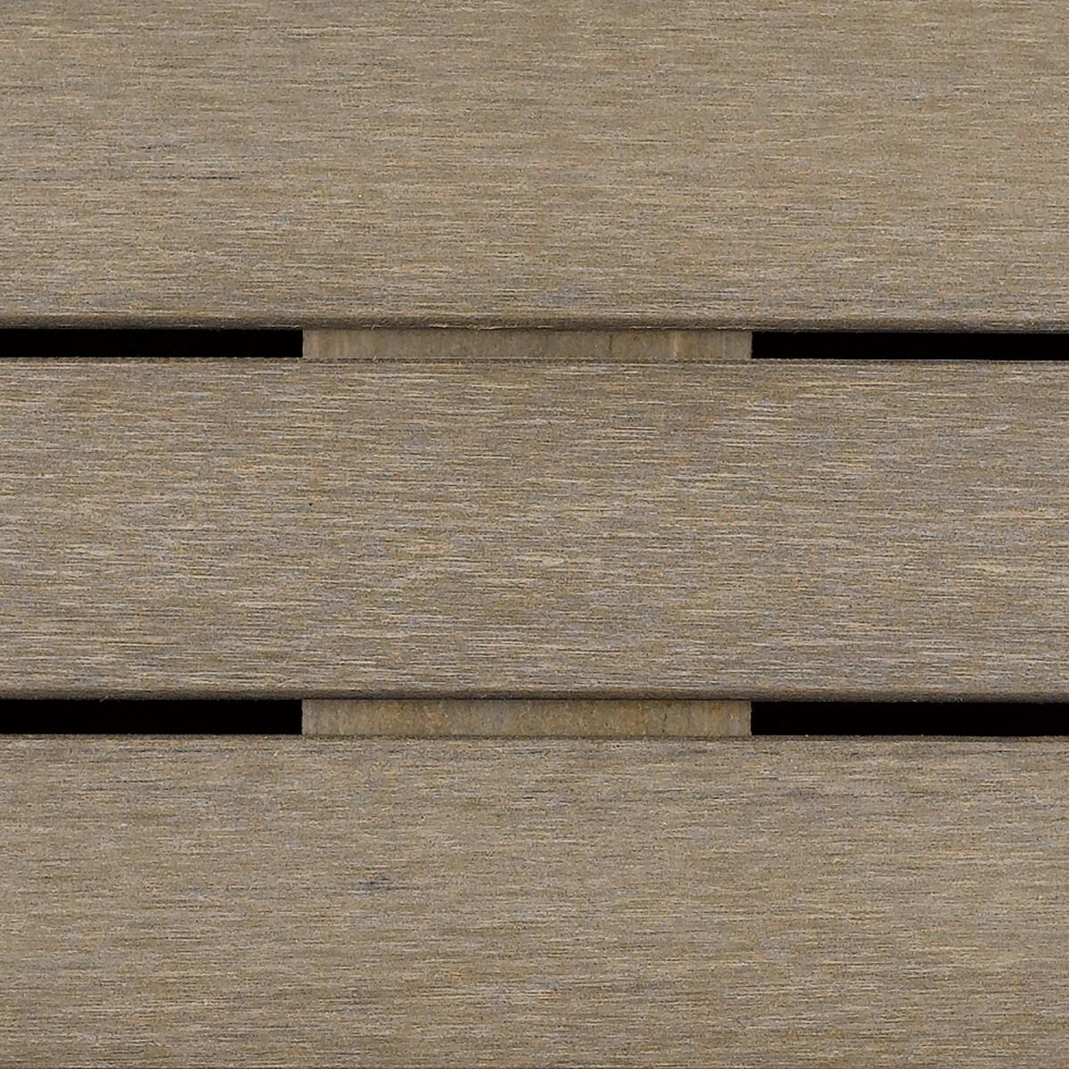 Travira 48-Inch Aluminum Backless Patio Bench - Vintage Tekwood thumbnail