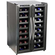 Whynter 32 Bottle Dual Zone Wine Refrigerator - Stainless Steel - WC-321DD image