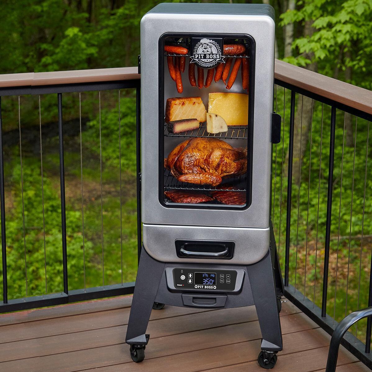 Pit Boss - 77232 - Silver Star 3 Series Digital Electric Smoker - Smoking Meats & Cheeses thumbnail