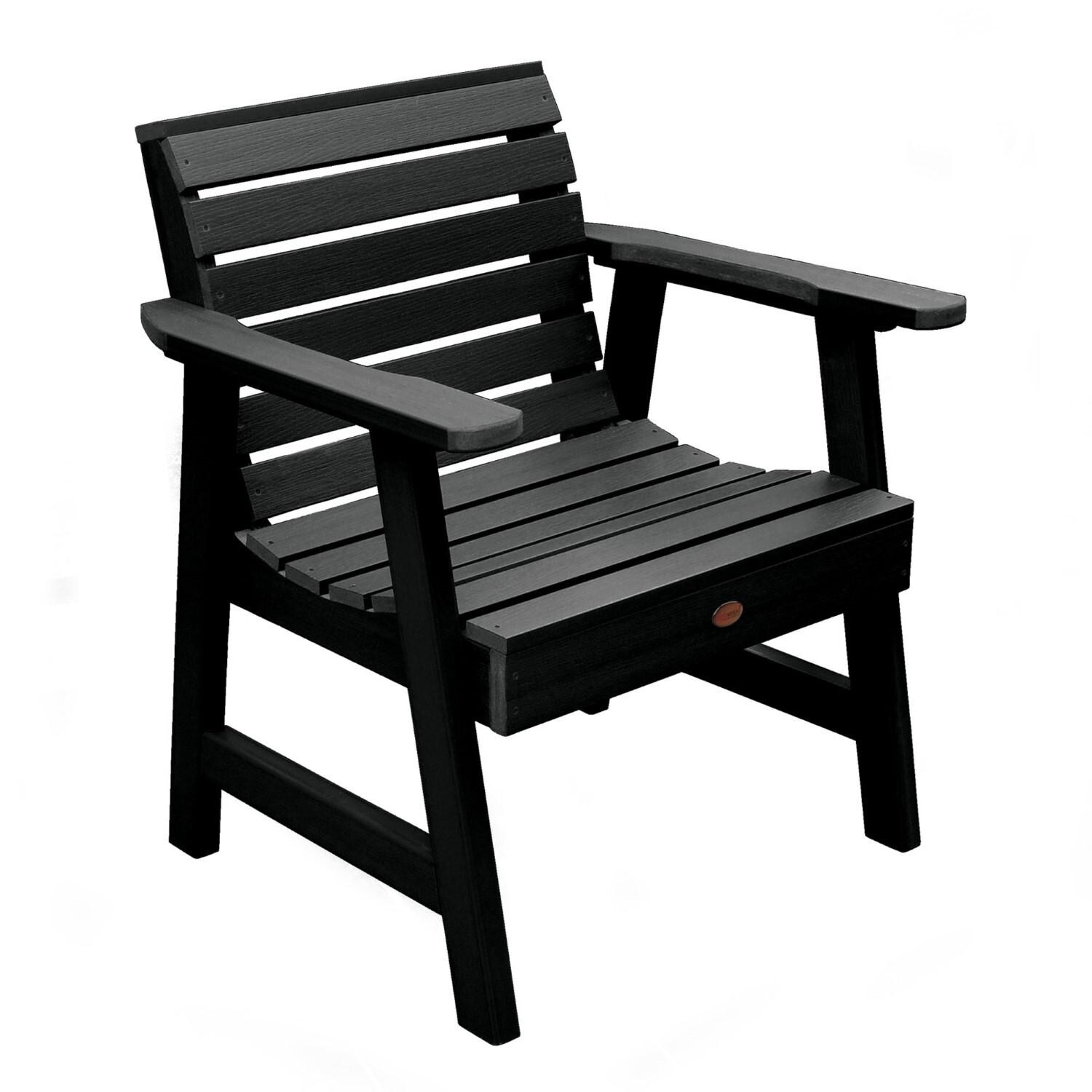 Lakeview Elm Pointe Garden Chair - Black - On White thumbnail