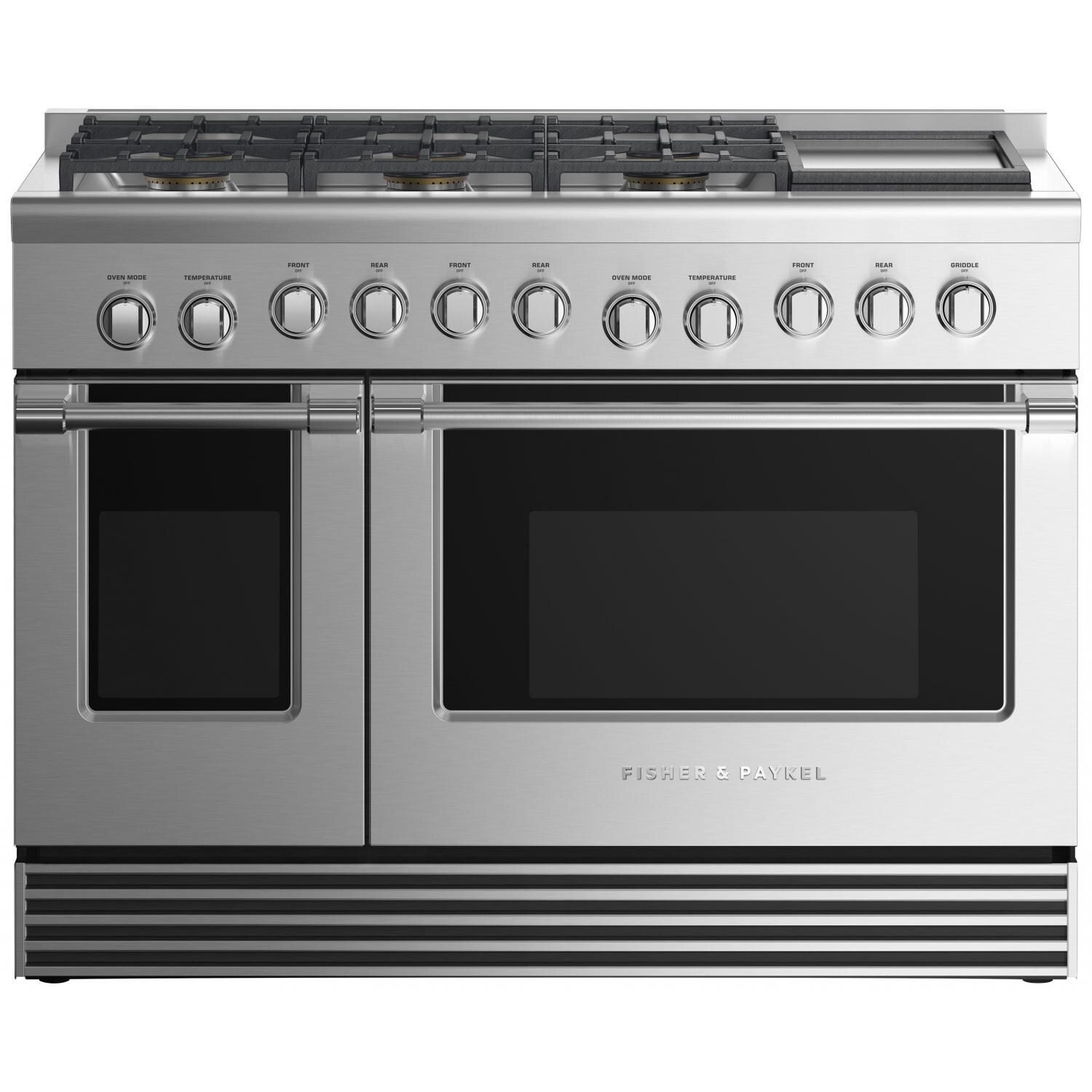 Fisher Paykel Professional (Formerly DCS) 48-Inch 6-Burner Propane Gas Range With Griddle - RGV2-486GDL N