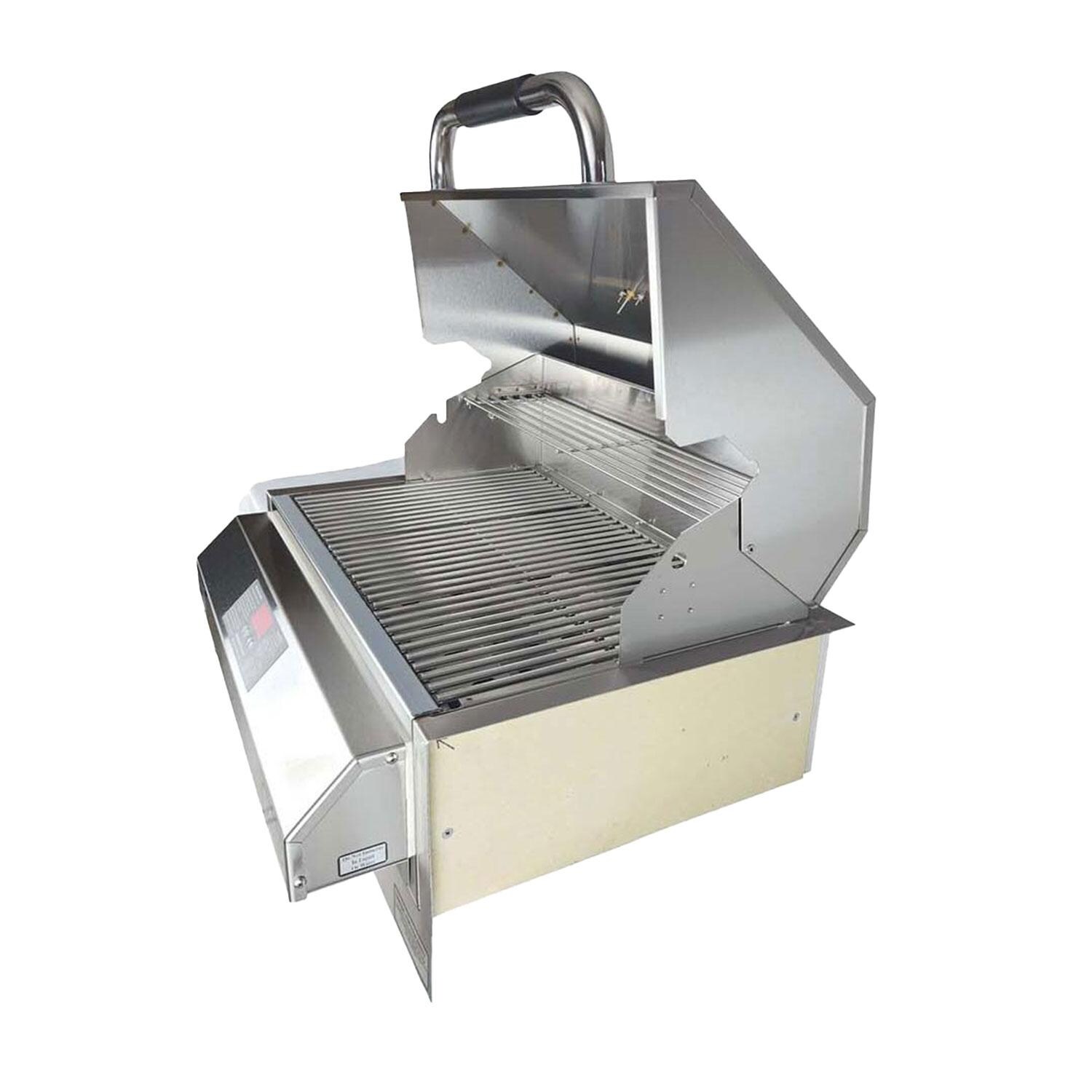 Electri-Chef 4400-EC-448-IM-S-32 4400 Series 32-Inch Built-In Marine Electric Grill w/ Single Temp. Control - Side View - White Background thumbnail