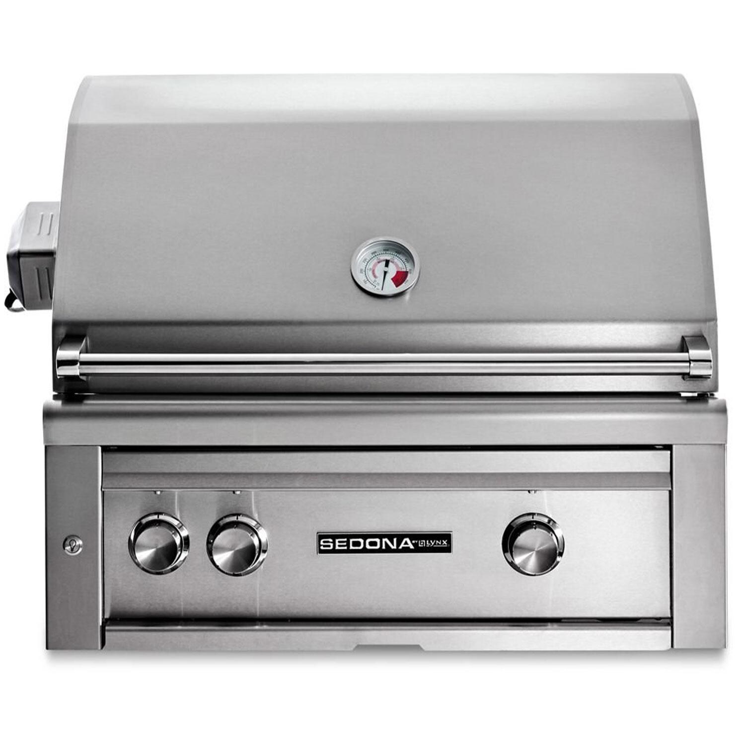 Lynx L501PSR-NG Sedona 30 Inch Built-In Natural Gas Grill w/ Rotisserie, One ProSear, & One SS Tube Burner - Display - White Background thumbnail
