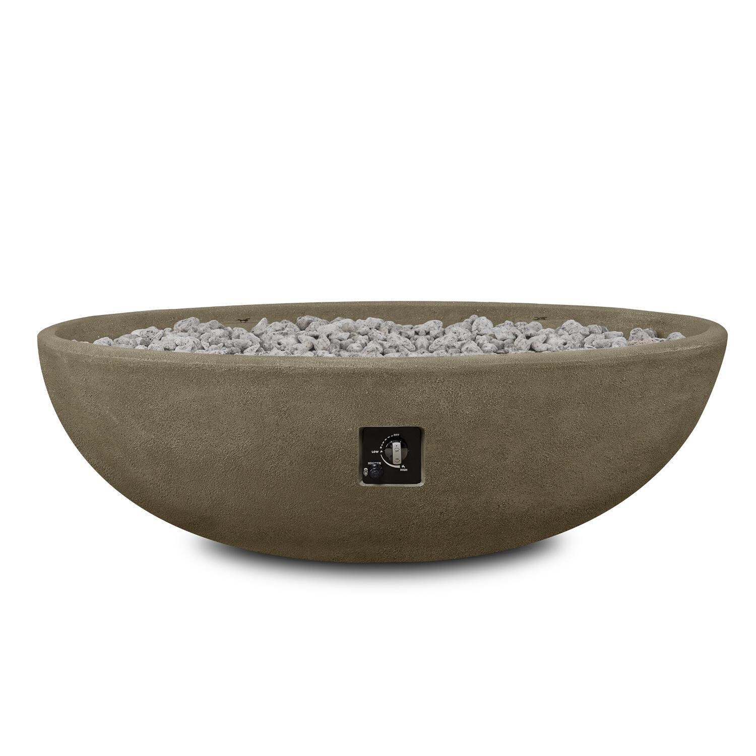 Lakeview Outdoor Designs SC-590LP-GLG Creekwood 48-Inch Oval Propane Gas Fire Bowl - Control thumbnail