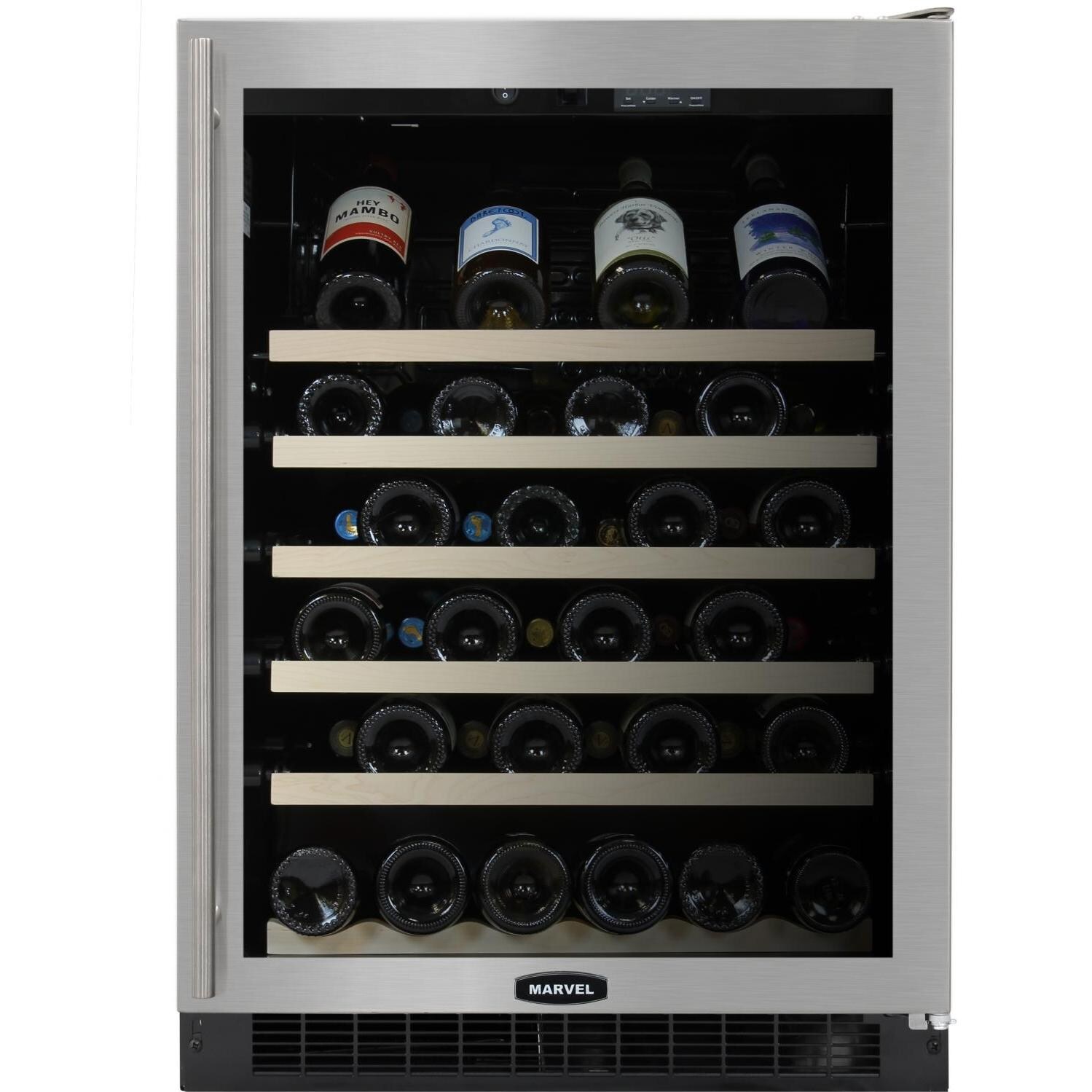 Marvel 45 Bottle Right Hinge Wine Cooler- Stainless Steel - 61WCM thumbnail