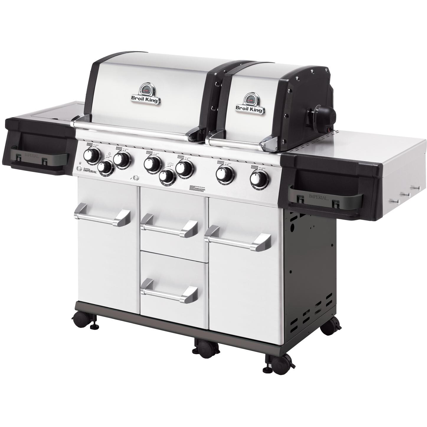 Broil King Imperial XLS 6-Burner Freestanding Gas Grill - Angled View thumbnail
