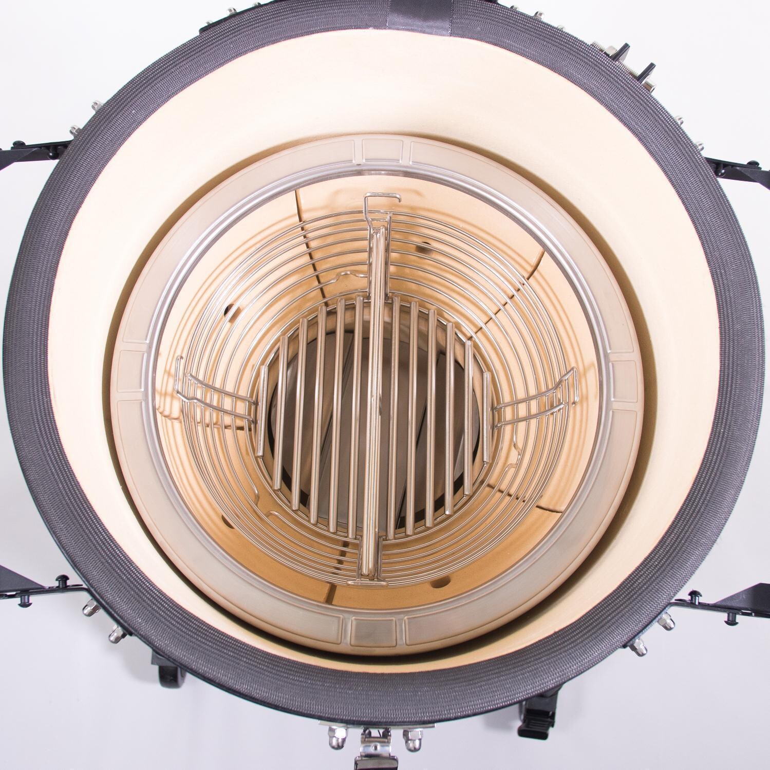 Kamado Joe CLASSIC3PKG Classic Joe III Bundle - KJ23NRHCI Classic III 18-Inch Ceramic Kamado Grill - Charcoal Basket - Detail thumbnail