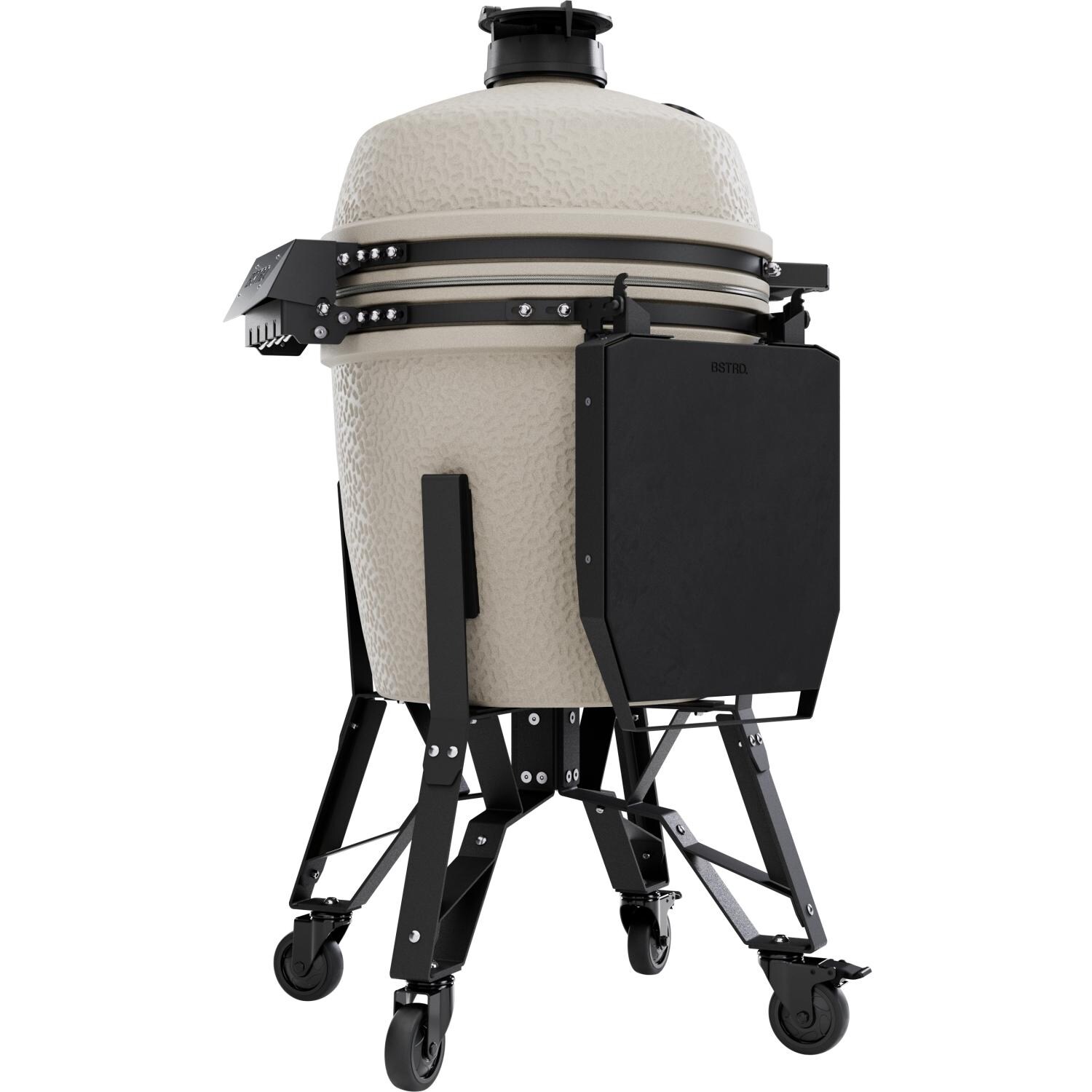 BSTRD.PRO BP301D-USA Large Complete Kamado Grill in Desert Sand - Side - White Background thumbnail