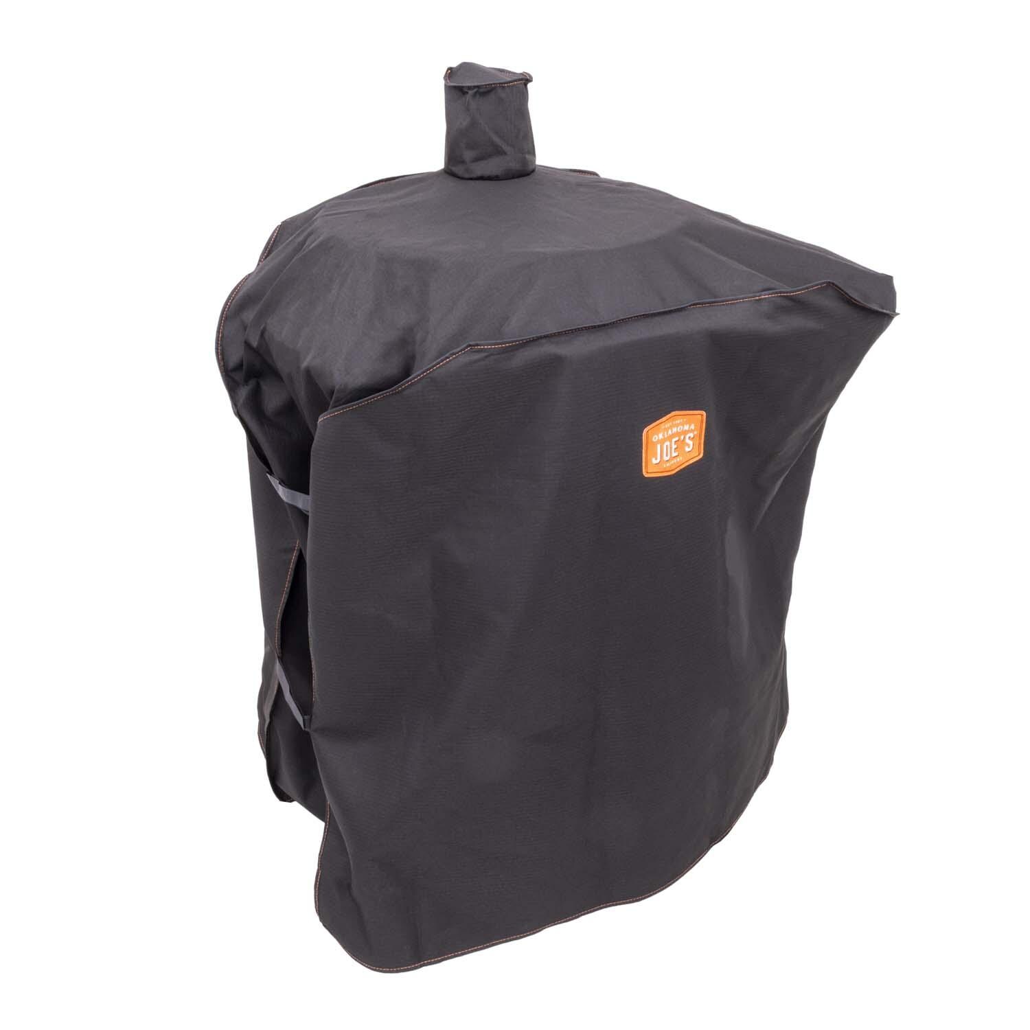 Oklahoma Joe's 8788124P04 Bronco Drum Smoker Cover - Right Angle - White Background thumbnail