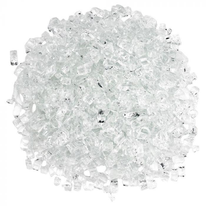 BBQGuys Signature AFF-STFR12-10-J 1/2-in Starfire Fire Glass - Top View - White Background thumbnail