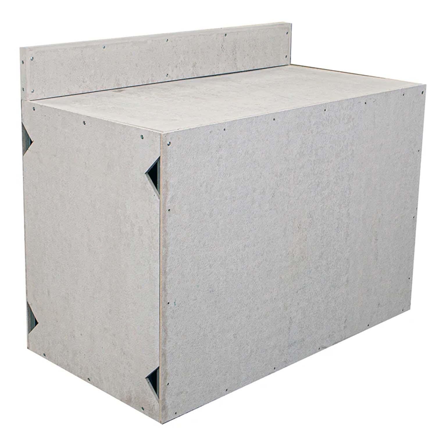 Universal 54 Inch Ready To Finish BBQ Island Appliance - ADA And Storage Cabinet-ADA And Universal 54 Inch Ready To Finish Backsplash