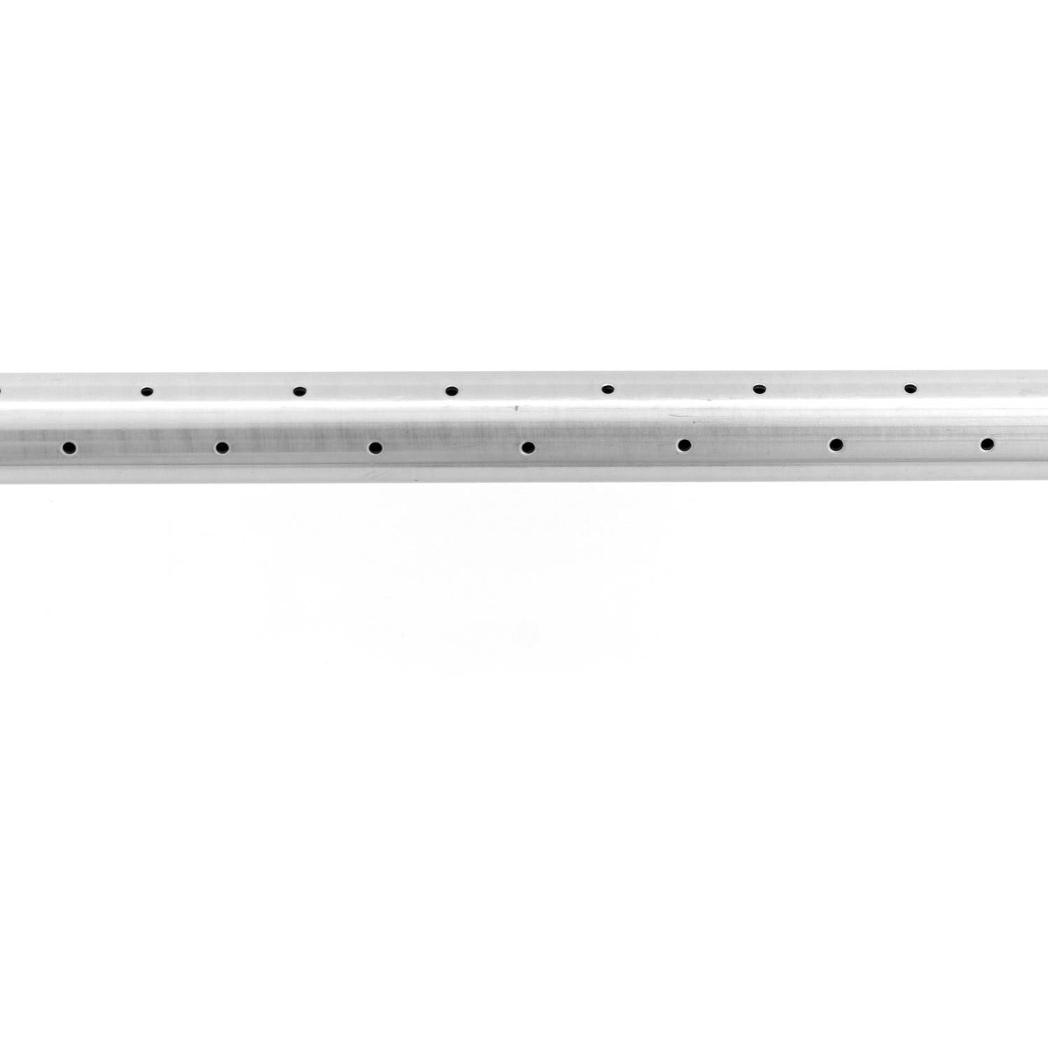 BBQGuys Signature Series 48-Inch Propane T-Style Burner - Stainless Steel - Burner Detail thumbnail