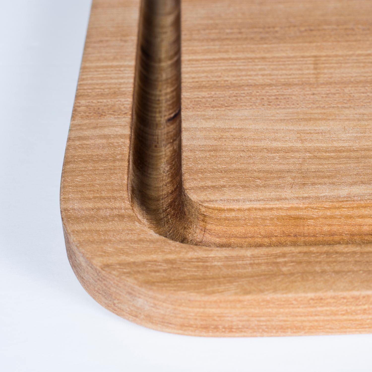 PK Grills Durable Teak Cutting Board - Moat thumbnail