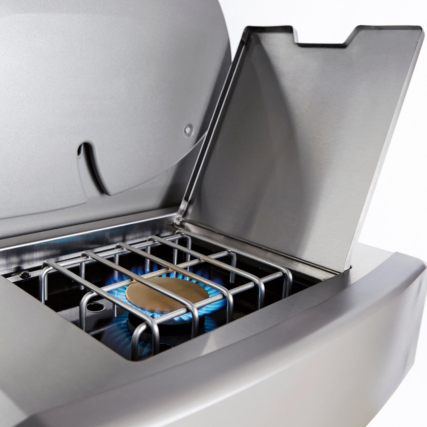 Weber Genesis II 61022001 E-330 Propane Gas Grill - Copper (2019) - Side Burner thumbnail
