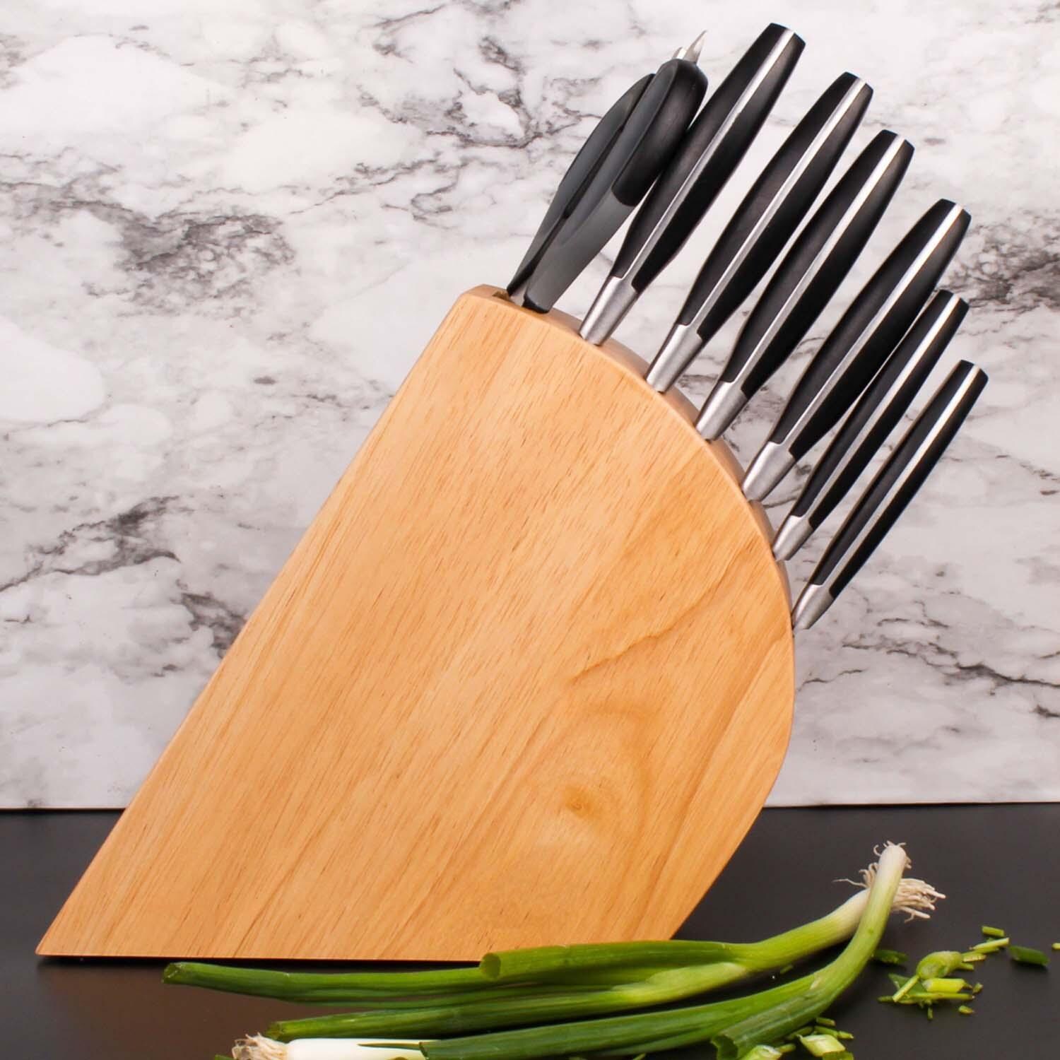BergHOFF Forged 9pc Stainless Steel Knife Block Set with 3-in-1 Sharpener thumbnail