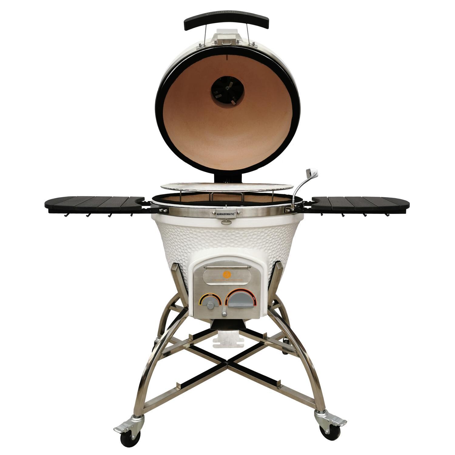 Vision XD-702WC Elite Series Kamado Grill - Open thumbnail