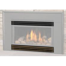 Napoleon Upper / Lower Fireplace Louvres - Black / Antique Brass - GI-1LAB image
