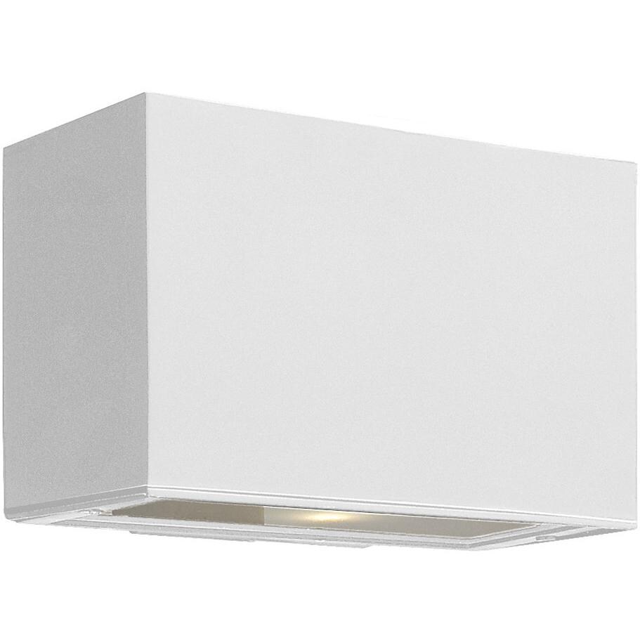 Hinkley Lighting Atlantis Two Light 6-Inch LED Outdoor Wall Light - Satin White - 1645SW-LED