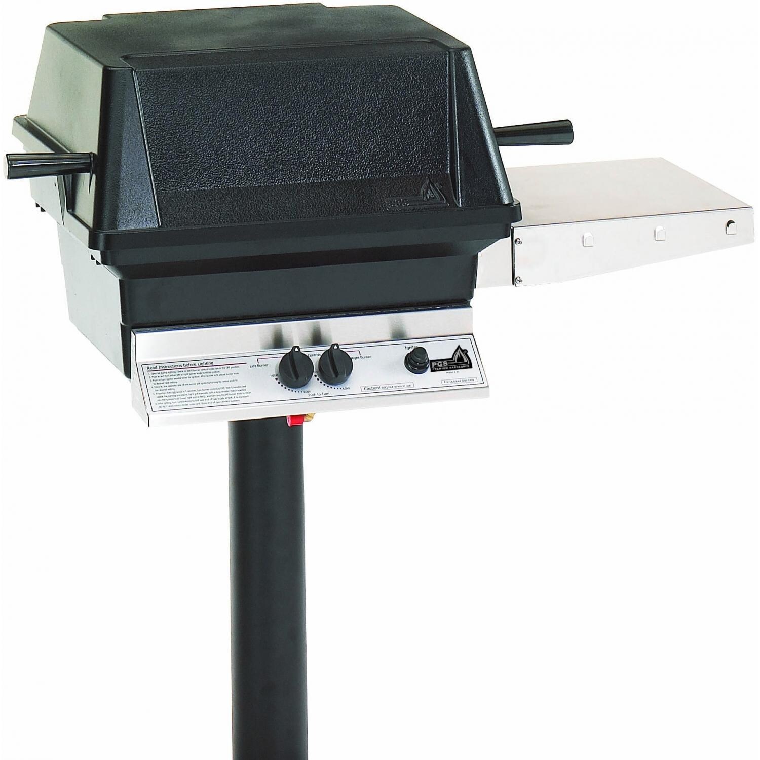PGS A40 Cast Aluminum Natural Gas Grill On In-Ground Post
