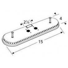 Stainless Steel Oval Twin, Centered, 2.25 Inch Offset Burner Head 14902 image