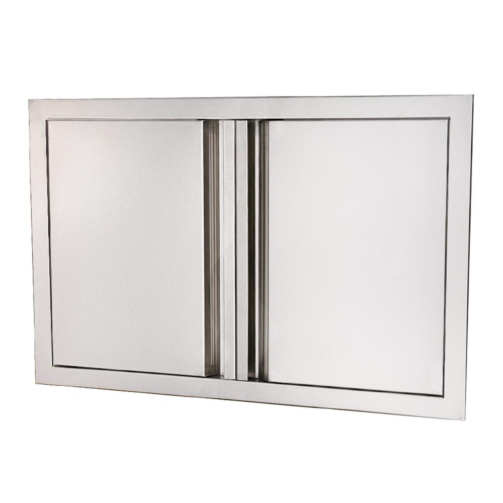 RCS VDD2SC Valiant 45 Inch Soft Close Double Doors - Angled Left - White Background thumbnail